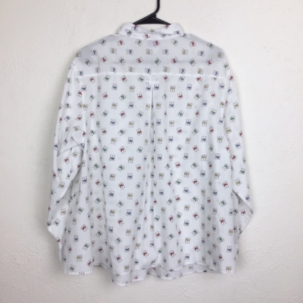 Vintage maternity novelty polar bear graphic long sleeve top size 14 novelty - Picture 4 of 4